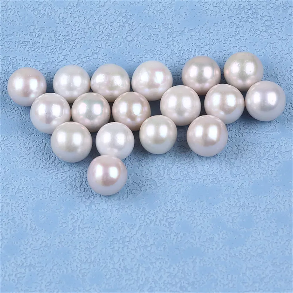 Wholesale High Quality 12-13mm Natural Freshwater White Round Loose Pearl for Design