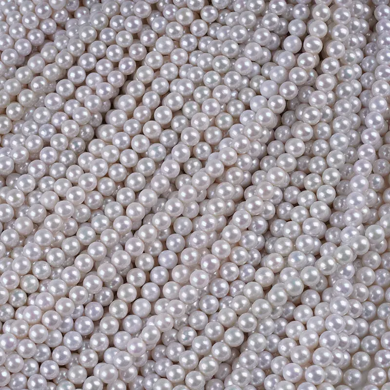Natural Pearl AAA Grade 8-8.5mm Round Freshwater Pearl Loose Beads For Jewellery Making