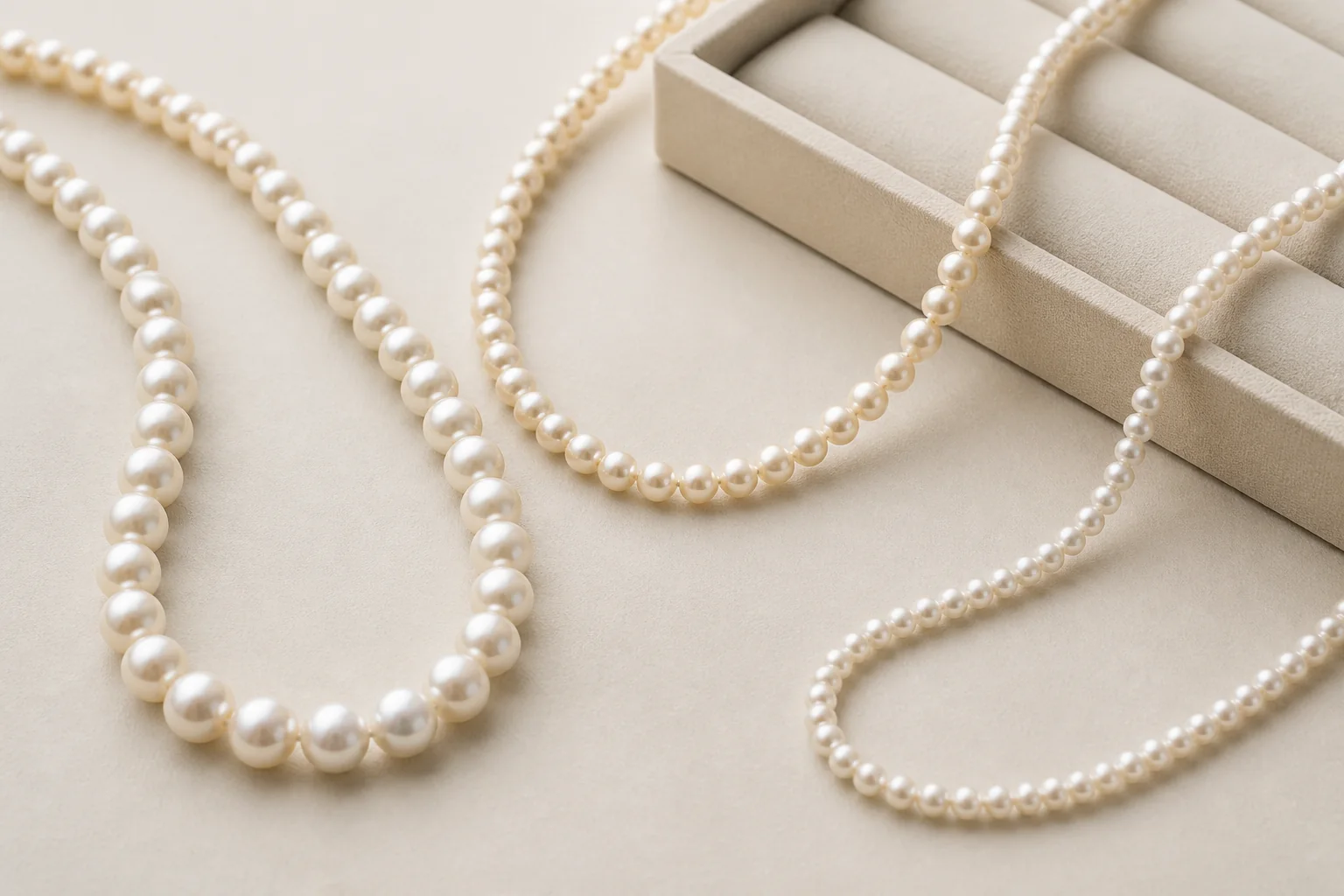 Regular freshwater pearl necklace guide