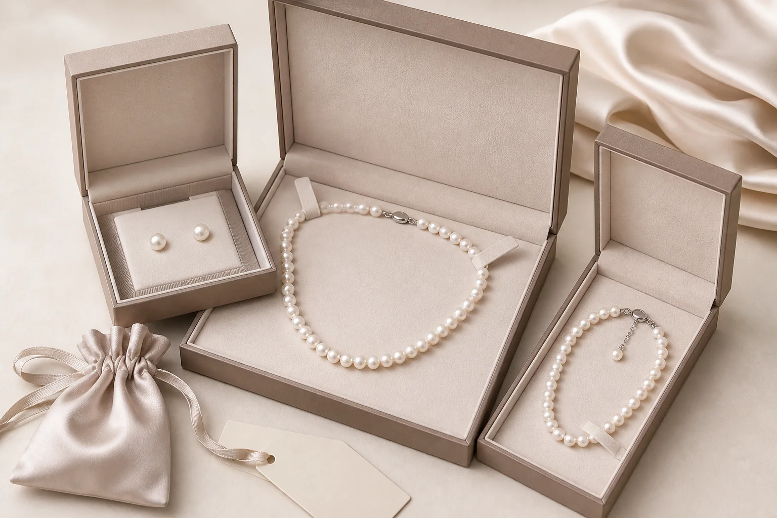 Pearl jewelry packaging boxes wholesale