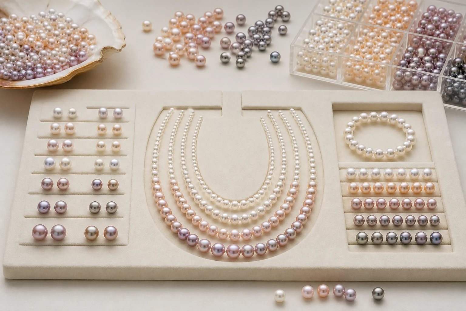 How to Match Freshwater Pearls for Pairs, Strands and Sets