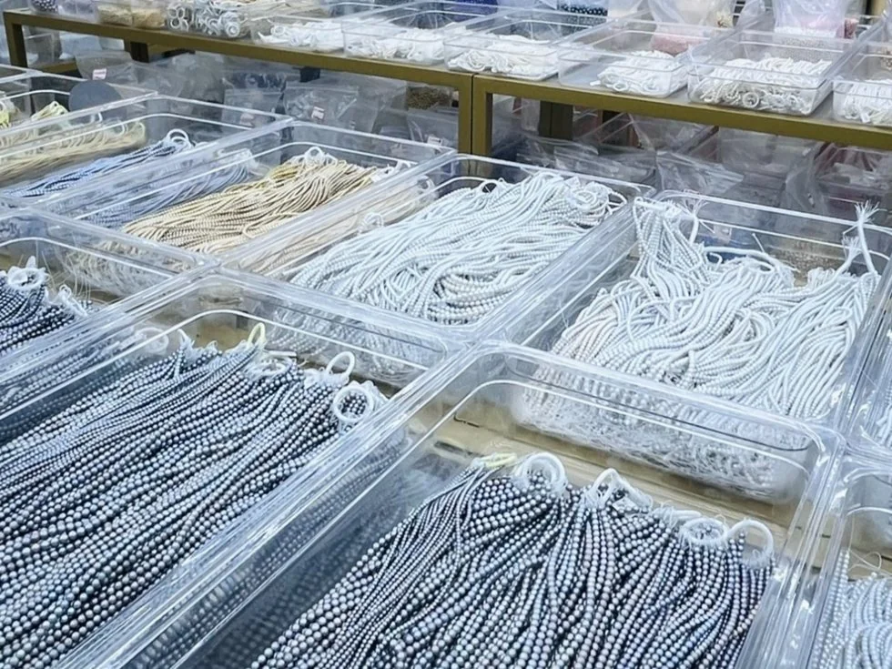 Pearl strand stock in production area